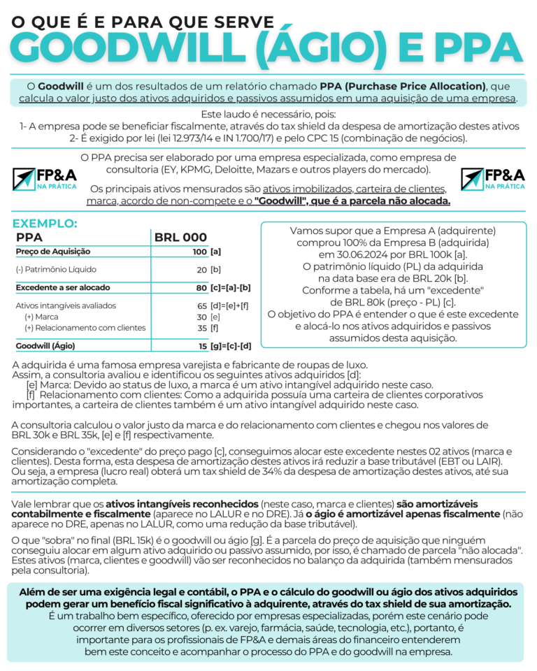 FP&A - Goodwill e PPA